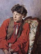 Ilia Efimovich Repin Vasile Repin portrait Sweden oil painting artist